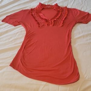 Red blouse